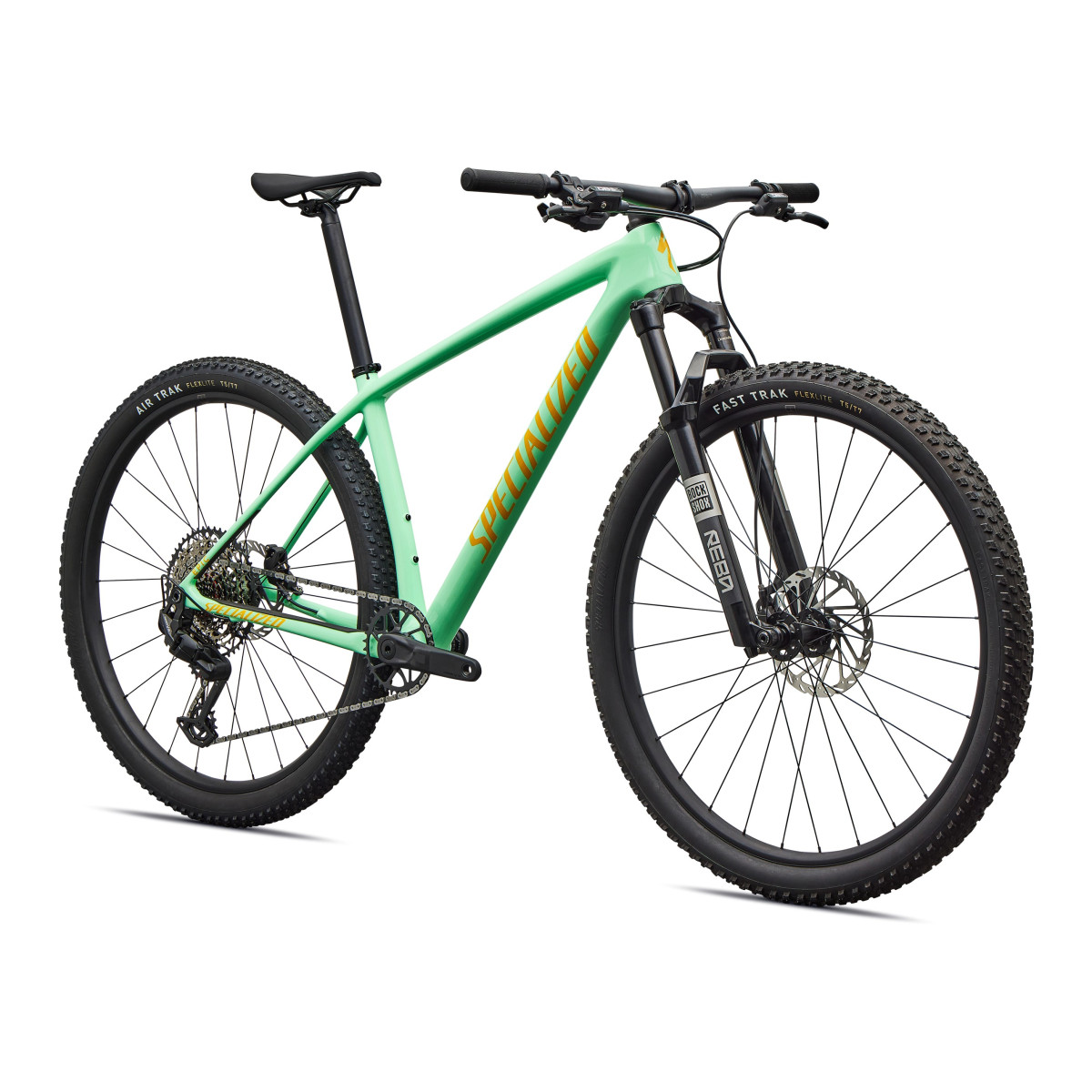 Specialized Epic Hardtail Comp maastikuratas | Gloss Oasis - California Sunshine