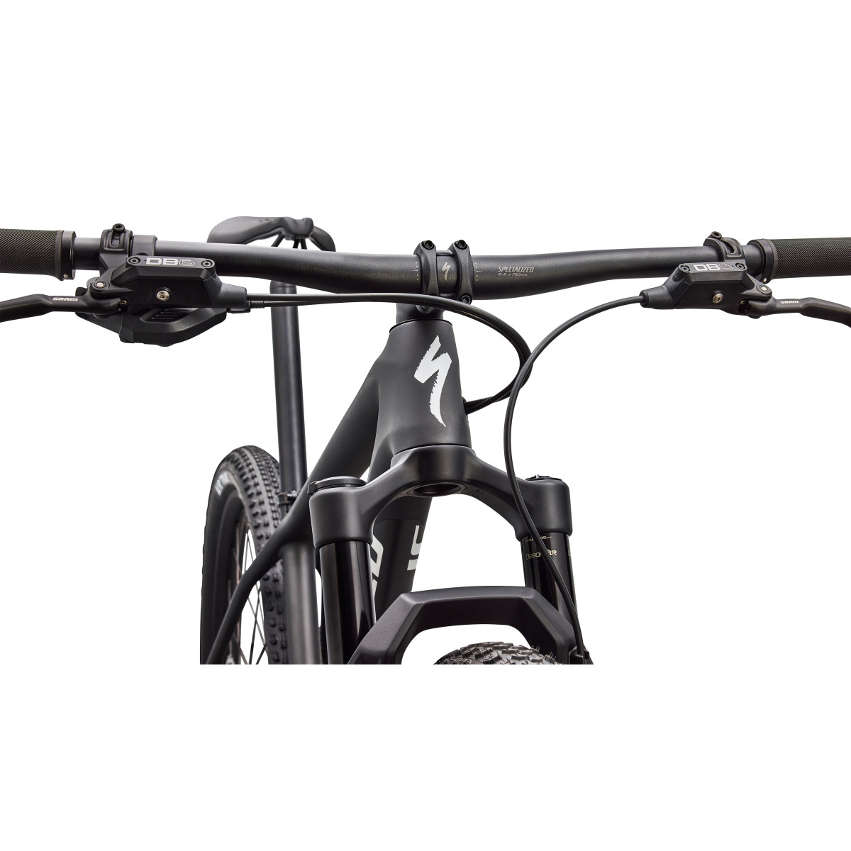 Specialized Epic Hardtail Comp maastikuratas | Satin Carbon - Metallic White Silver