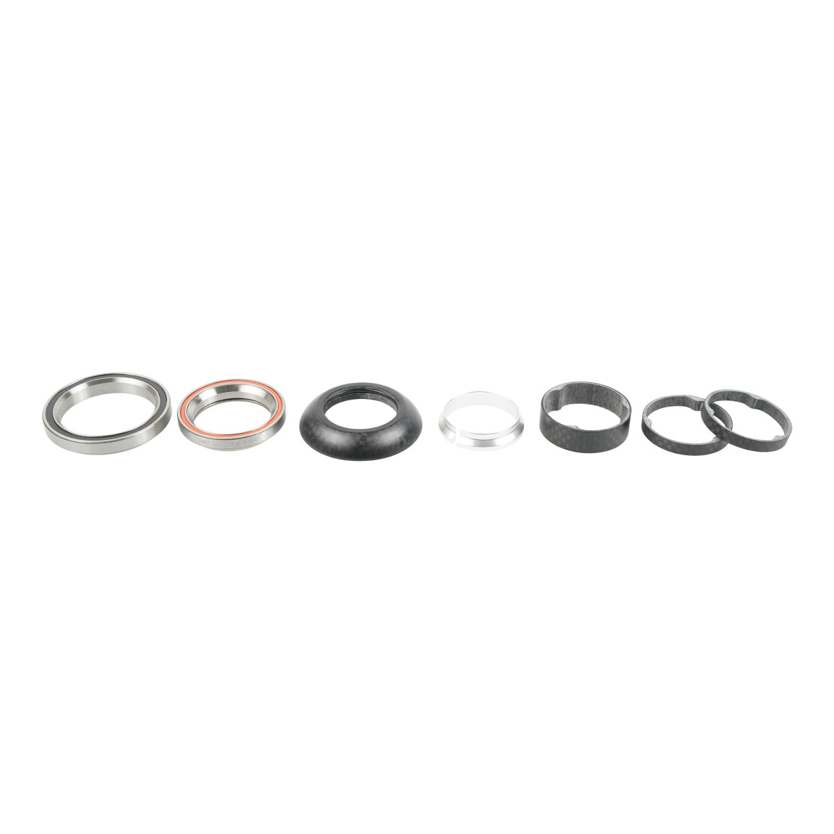 Specialized integreeritud juhtraua laager | 1-1/8" Upper / 1-3/8" Lower / 45X45° / 48mm Carbon Top Cover / Carbon Spacers