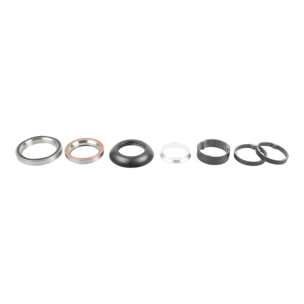 Specialized integreeritud juhtraua laager | 1-1/8" Upper / 1-3/8" Lower / 45X45° / 48mm Carbon Top Cover / Carbon Spacers