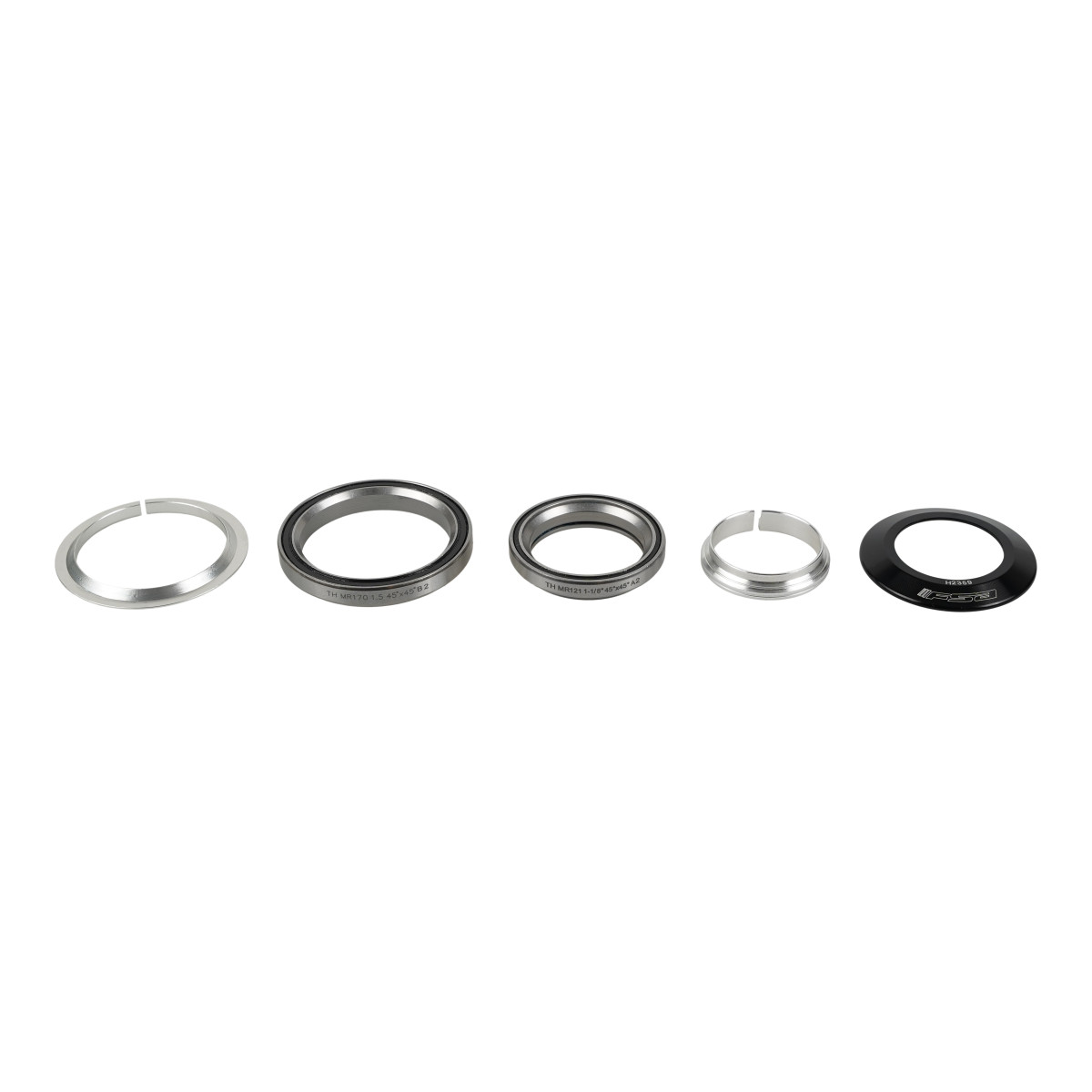Specialized - FSA integreeritud juhtraua laager | 1-1/8" Upper / 1.5" Lower / 45X45°  / Raised 47mm Top Cover / Split Crown Race