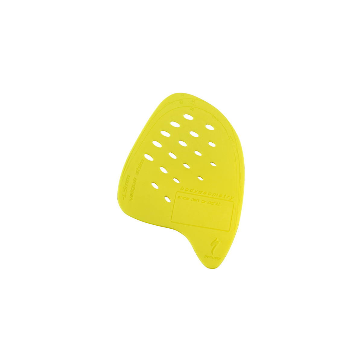 Body Geometry Gen 2 Internal Wedges iekšzolīšu ieliktņi | 2-Pack | Yellow - Valgus