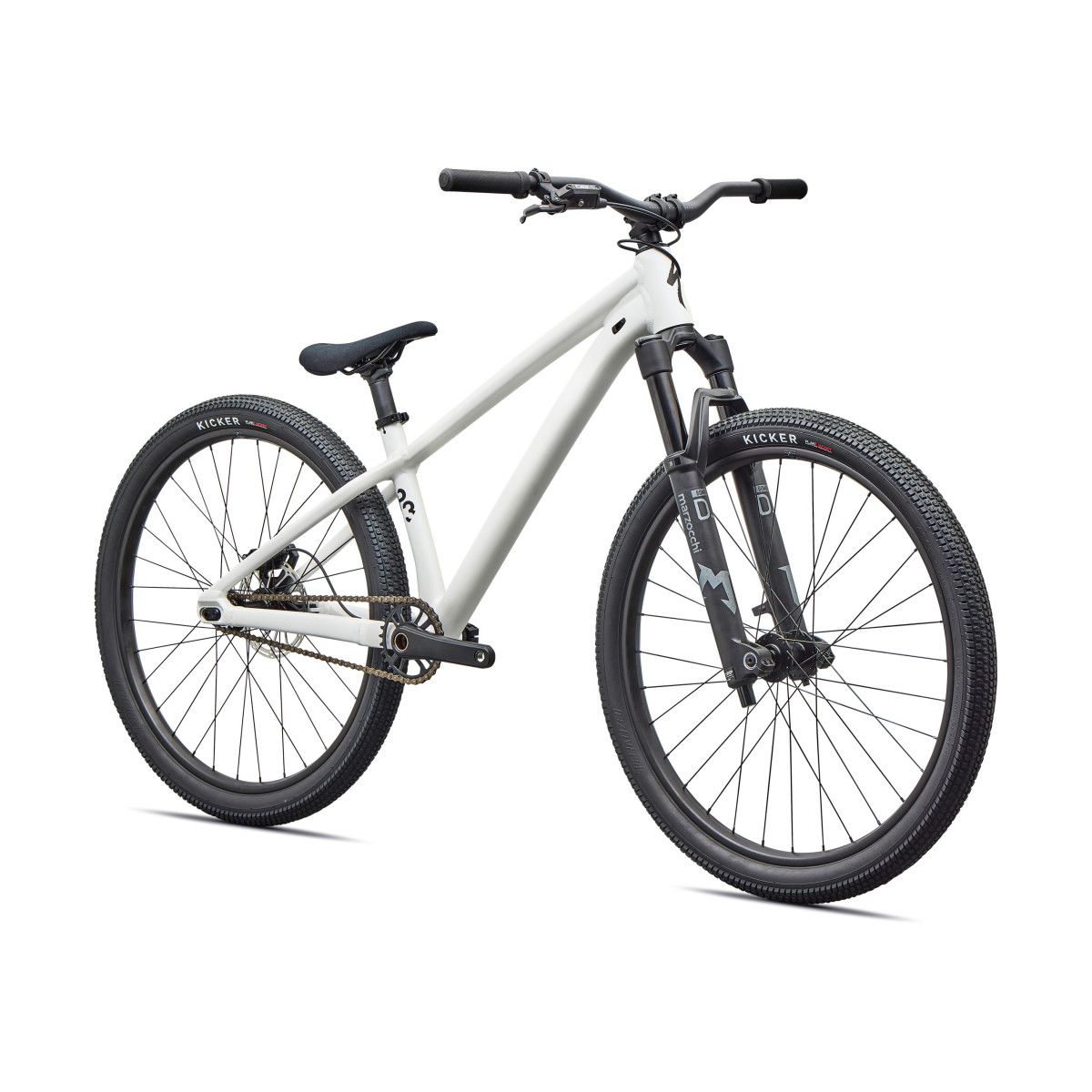 Specialized P.3 jalgratas | Satin Metallic White Silver - Metallic Obsidian