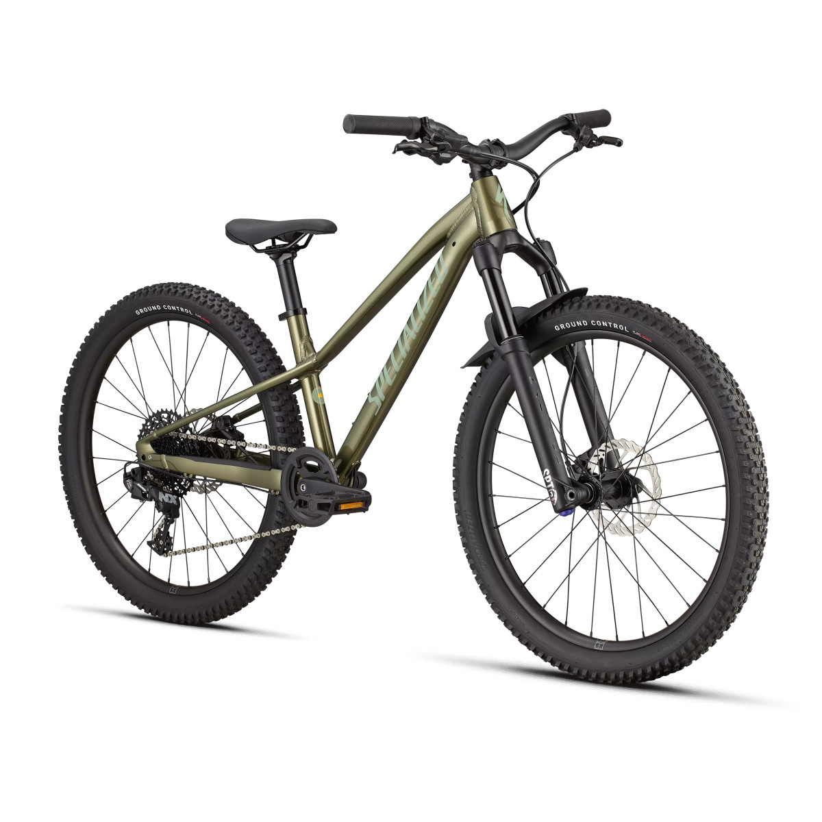 Specialized Riprock Comp 24" bērnu velosipēds | Gloss Laurel Green Metallic - Pistachio