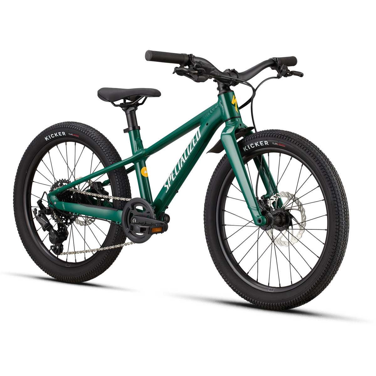 Specialized Riprock 20" laste jalgratas | Gloss Pine Green - Dune White and California Sunshine