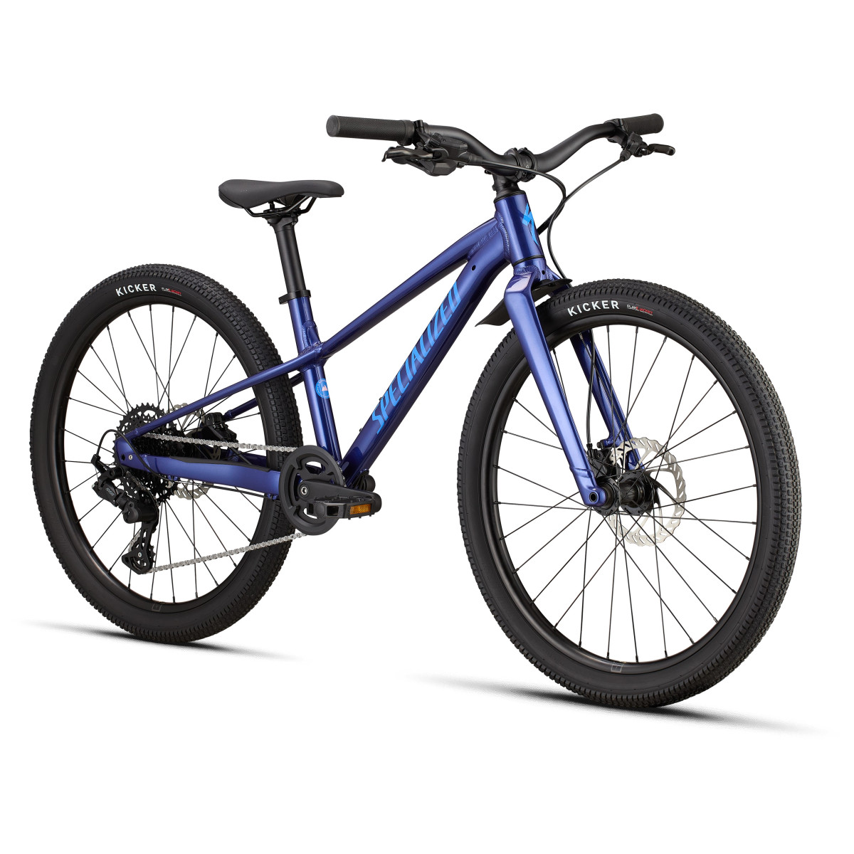 Specialized Riprock 24" Kids Bike | Gloss Majesty Blue Metallic - Sky Blue