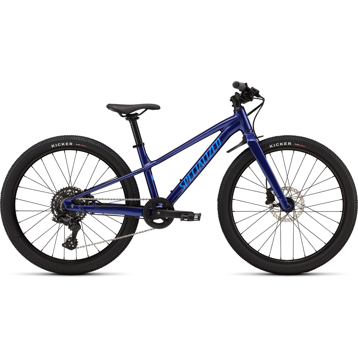 Specialized Riprock 24" Kids Bike | Gloss Majesty Blue Metallic - Sky Blue