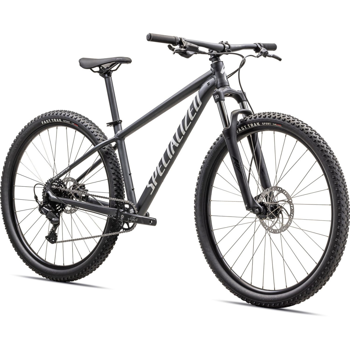 Specialized Rockhopper Sport 29" Mountain Bike | Satin Black Liquid Metal - White