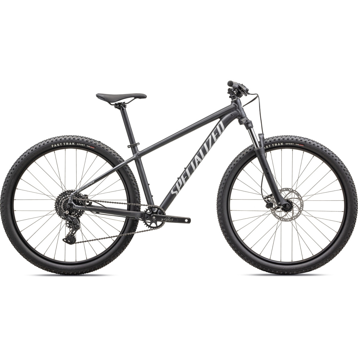 Specialized Rockhopper Sport 29" Mountain Bike | Satin Black Liquid Metal - White