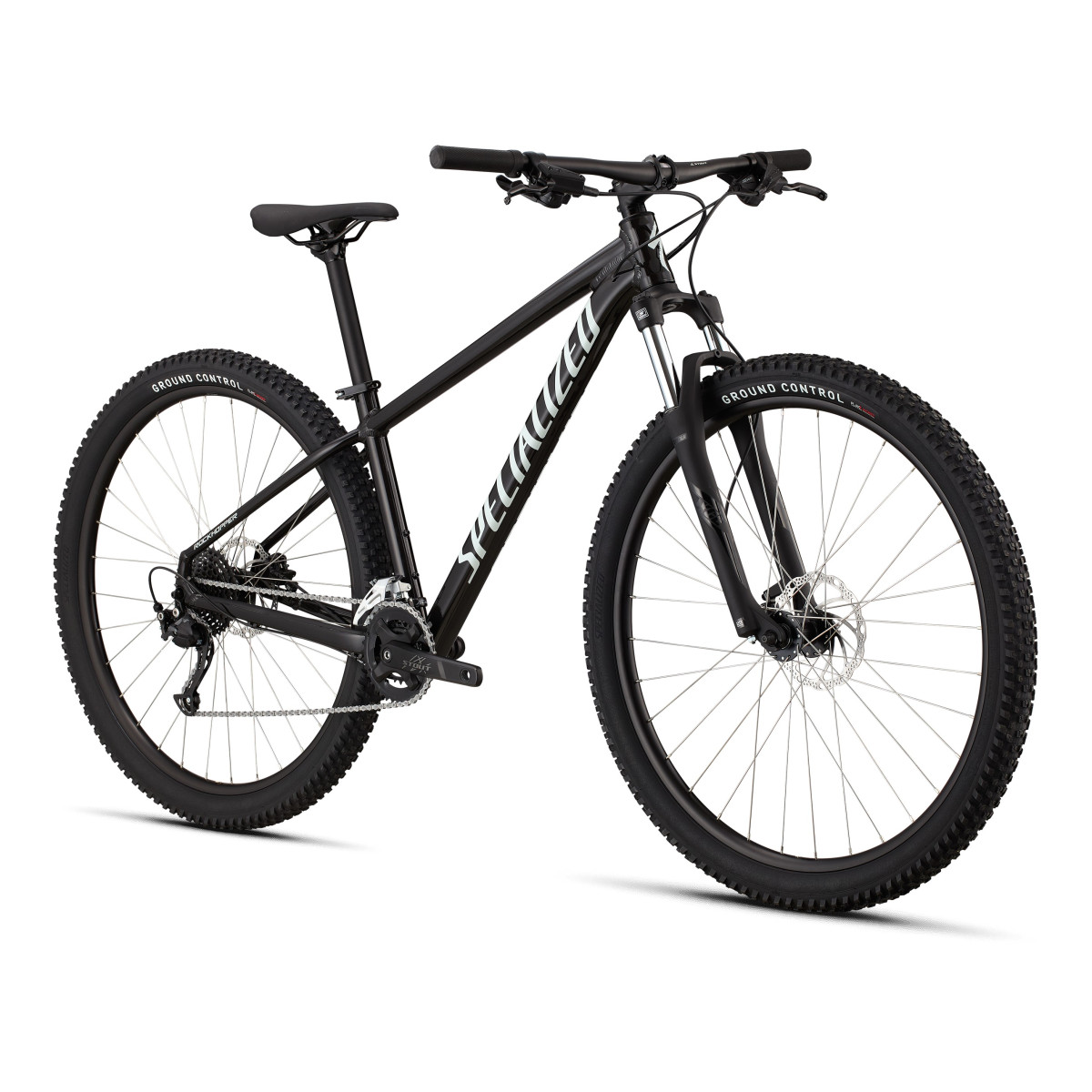 Specialized Rockhopper 29" maastikuratas | Gloss Obsidian - Dune White
