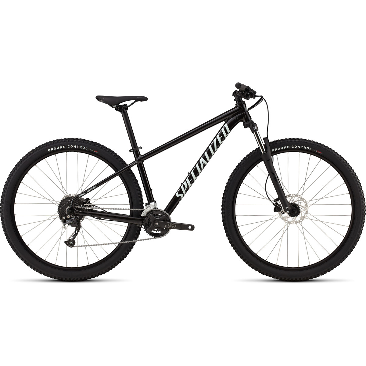 Specialized Rockhopper 29" maastikuratas | Gloss Obsidian - Dune White