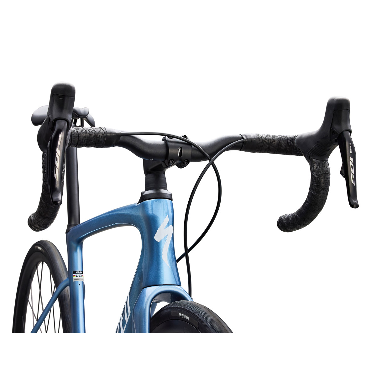 Specialized Roubaix SL8 Comp  maanteeratas | Shimano 105 Di2 | Gloss Glacial Metallic - White