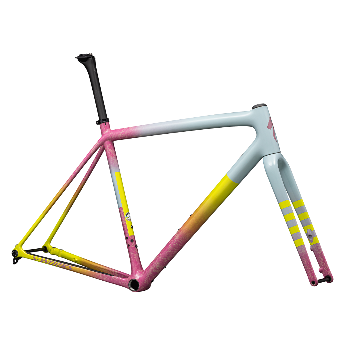 S-Works Crux rāmis | Rebel Pink Dry Impasto