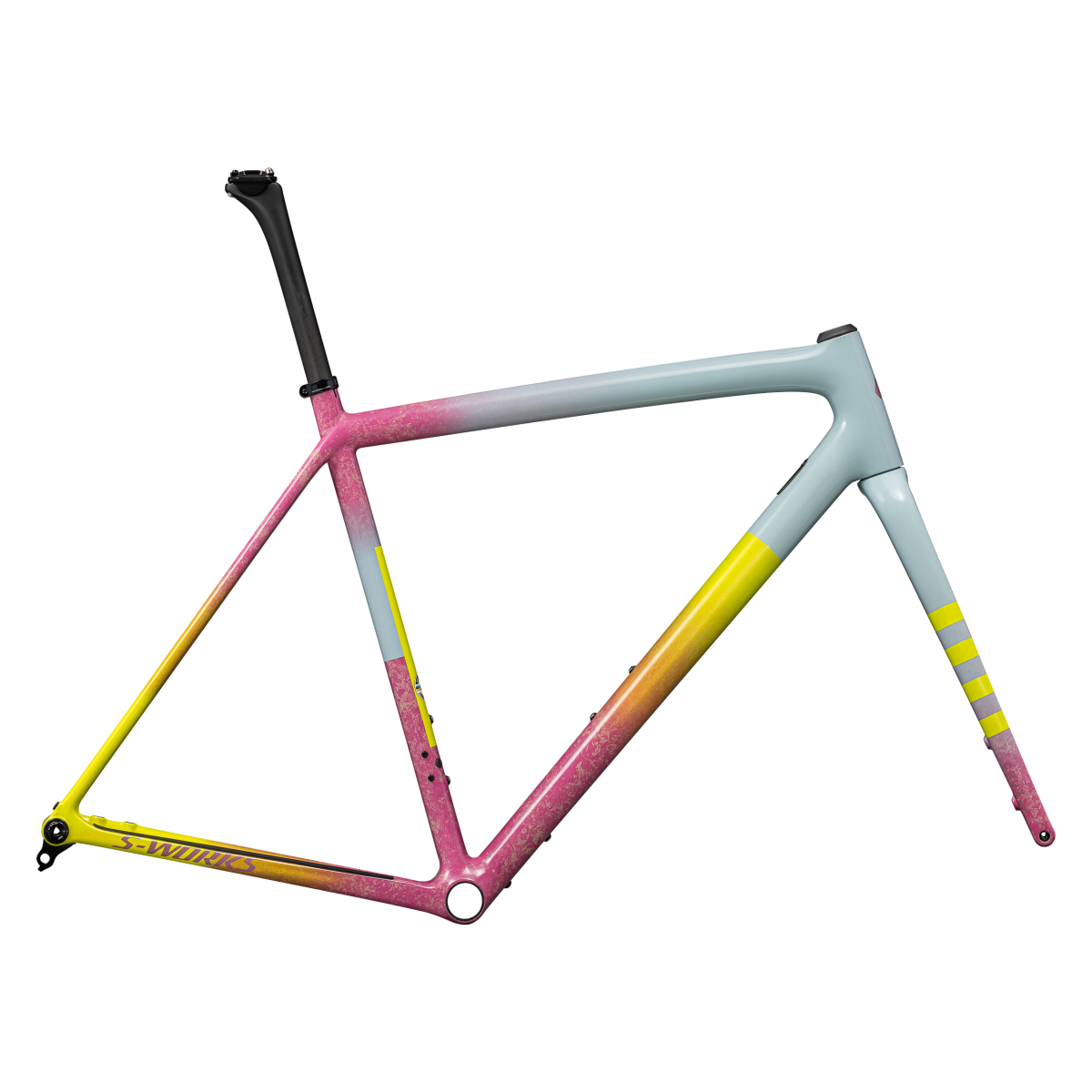 S-Works Crux rāmis | Rebel Pink Dry Impasto