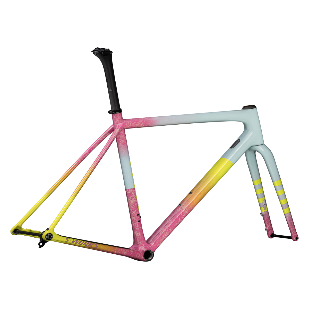 S-Works Crux rāmis | Rebel Pink Dry Impasto