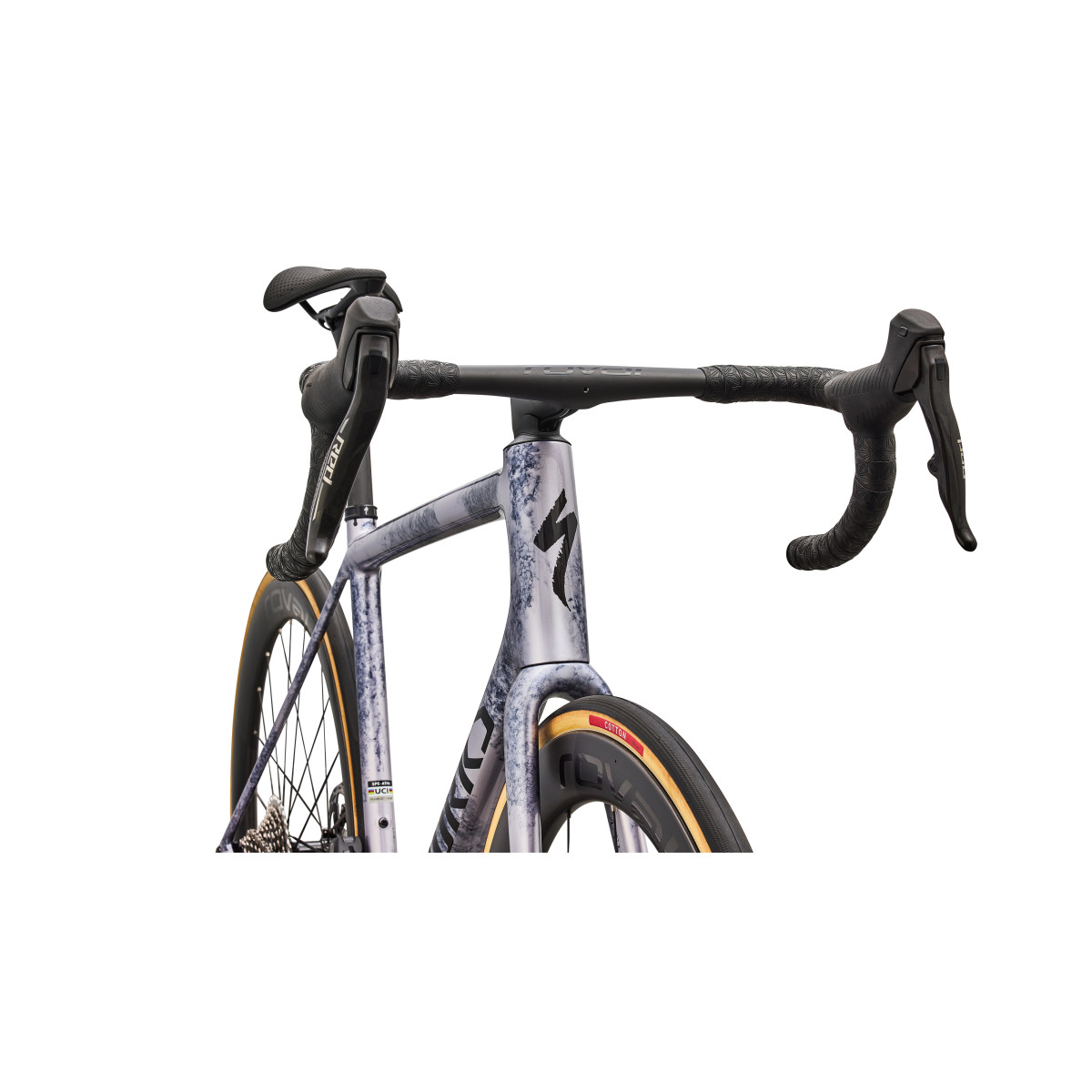 S-Works Aethos 2 maanteeratas | SRAM Red AXS | Amethyst Frost - Obsidian Metallic