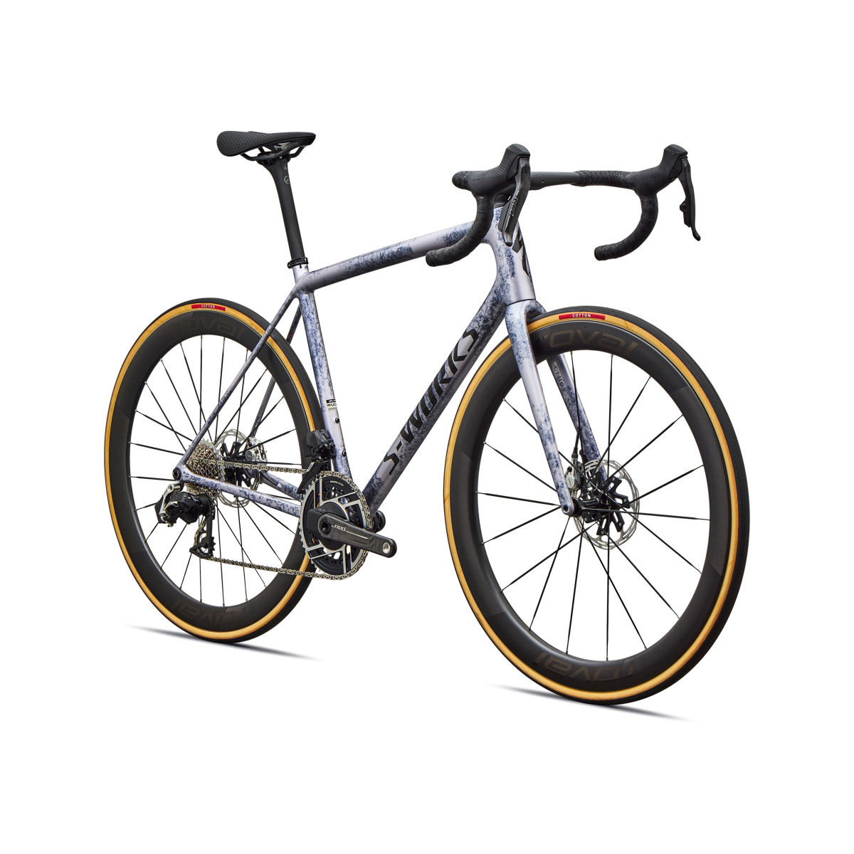 S-Works Aethos 2 maanteeratas | SRAM Red AXS | Amethyst Frost - Obsidian Metallic