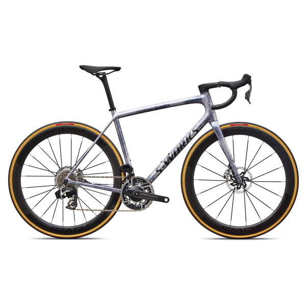 S-Works Aethos 2 maanteeratas | SRAM Red AXS | Amethyst Frost - Obsidian Metallic