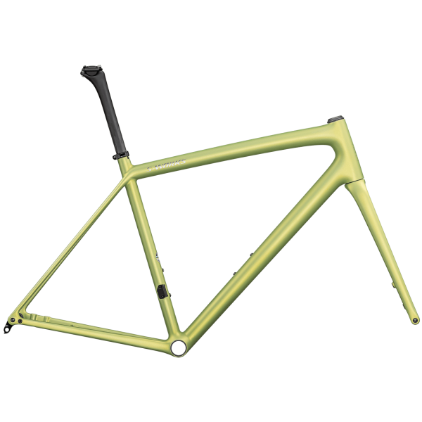 S-Works Aethos rāmis | Satin Silver Dust - Team Yellow S-Works Aethos rāmis | Satin Silver Dust - Team Yellow