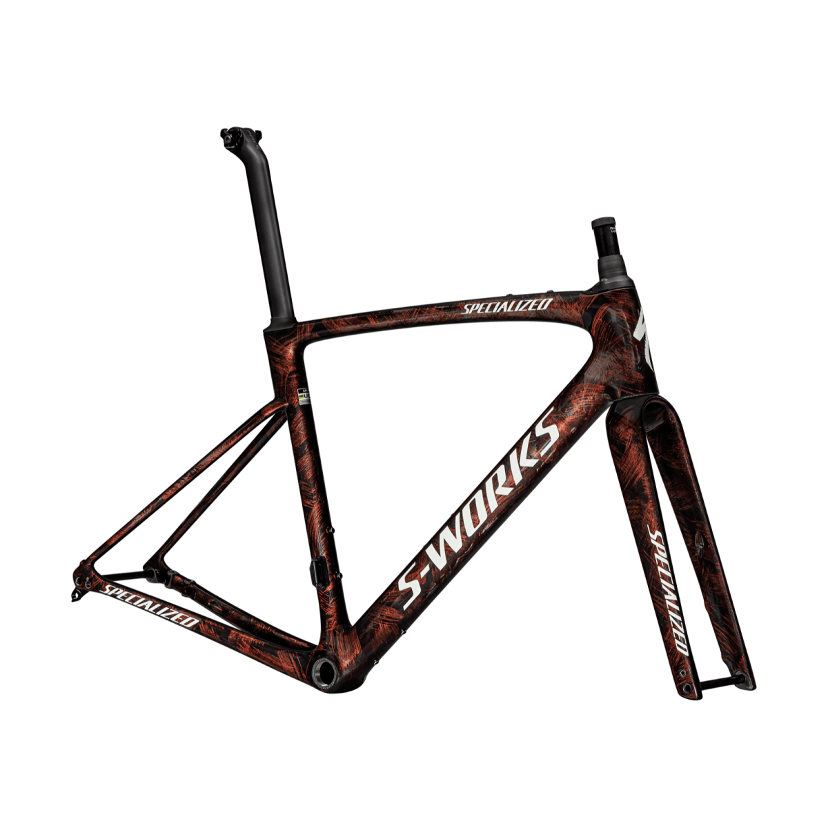 S-Works Roubaix SL8 rāmis | Carbon - no sarkanā uz zelta un stabilitātes