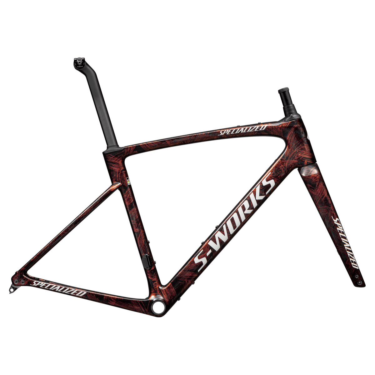 S-Works Roubaix SL8 rāmis | Carbon - no sarkanā uz zelta un stabilitātes