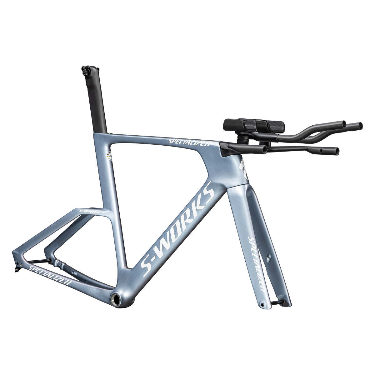 S-Works Shiv TT triatlona rāmis | Gloss Glacial Metallic - Red To Gold Pearl Edge Fade