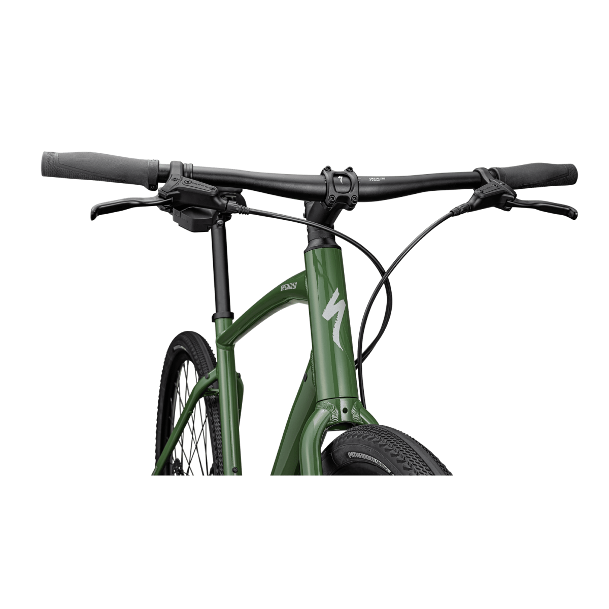 Specialized Sirrus X 3.0 fitnesa velosipēds | Cypress - Cool Grey Reflective