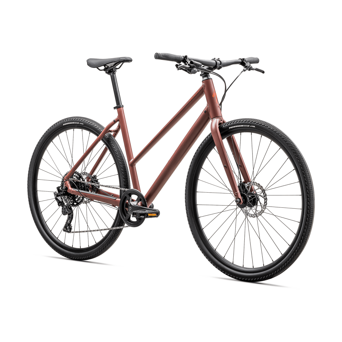Specialized Sirrus X 2.0 Step-Through fitnesa velosipēds | Satin Spice - Deep Orange Reflective