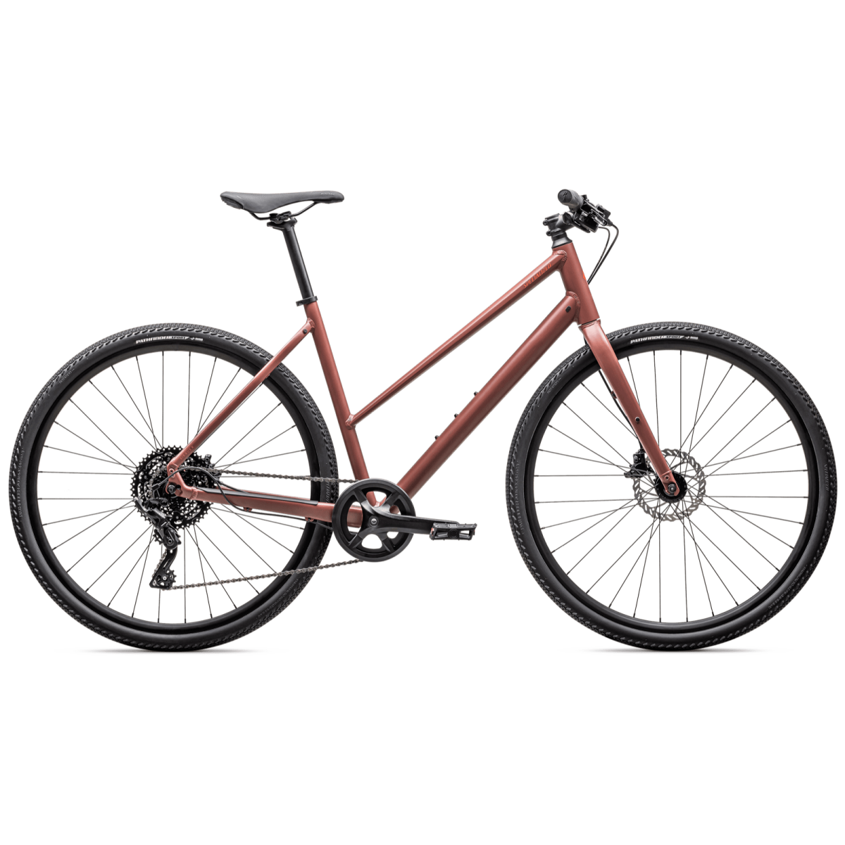 Specialized Sirrus X 2.0 Step-Through fitnesa velosipēds | Satin Spice - Deep Orange Reflective