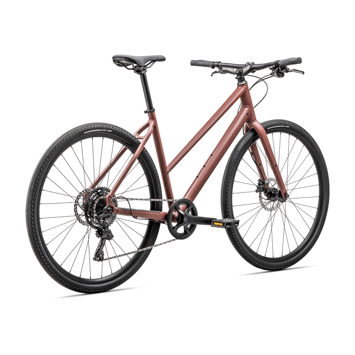 Specialized Sirrus X 2.0 Step-Through fitnesa velosipēds | Satin Spice - Deep Orange Reflective