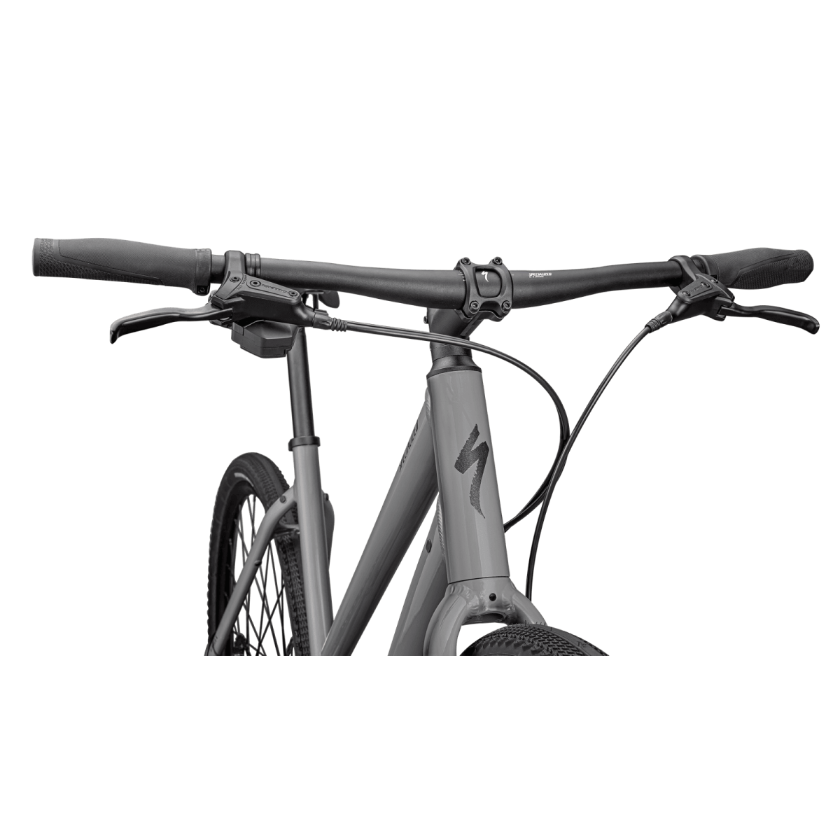 Specialized Sirrus X 3.0 Step-Through fitnesa velosipēds | pelēki pelēks - melns šķidrā metāla atstarojošs materiāls