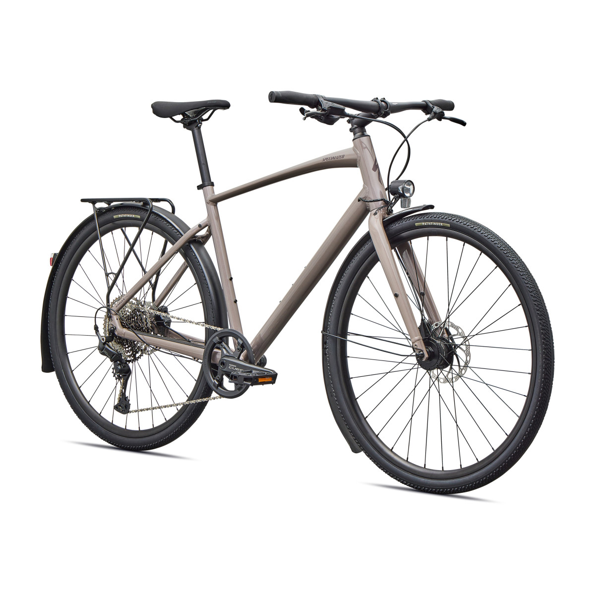 Specialized Sirrus X 3.0 EQ hübriidjalgrattad | Gloss Desert Metallic - Nebula Metallic Frost Reflective
