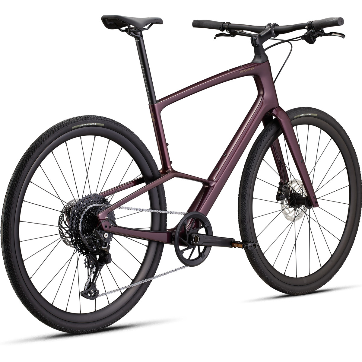 Specialized Sirrus X 5.0 hübriidjalgrattad | Gloss Bordeaux Metallic - Burnt Gold Metallic Frost Reflective
