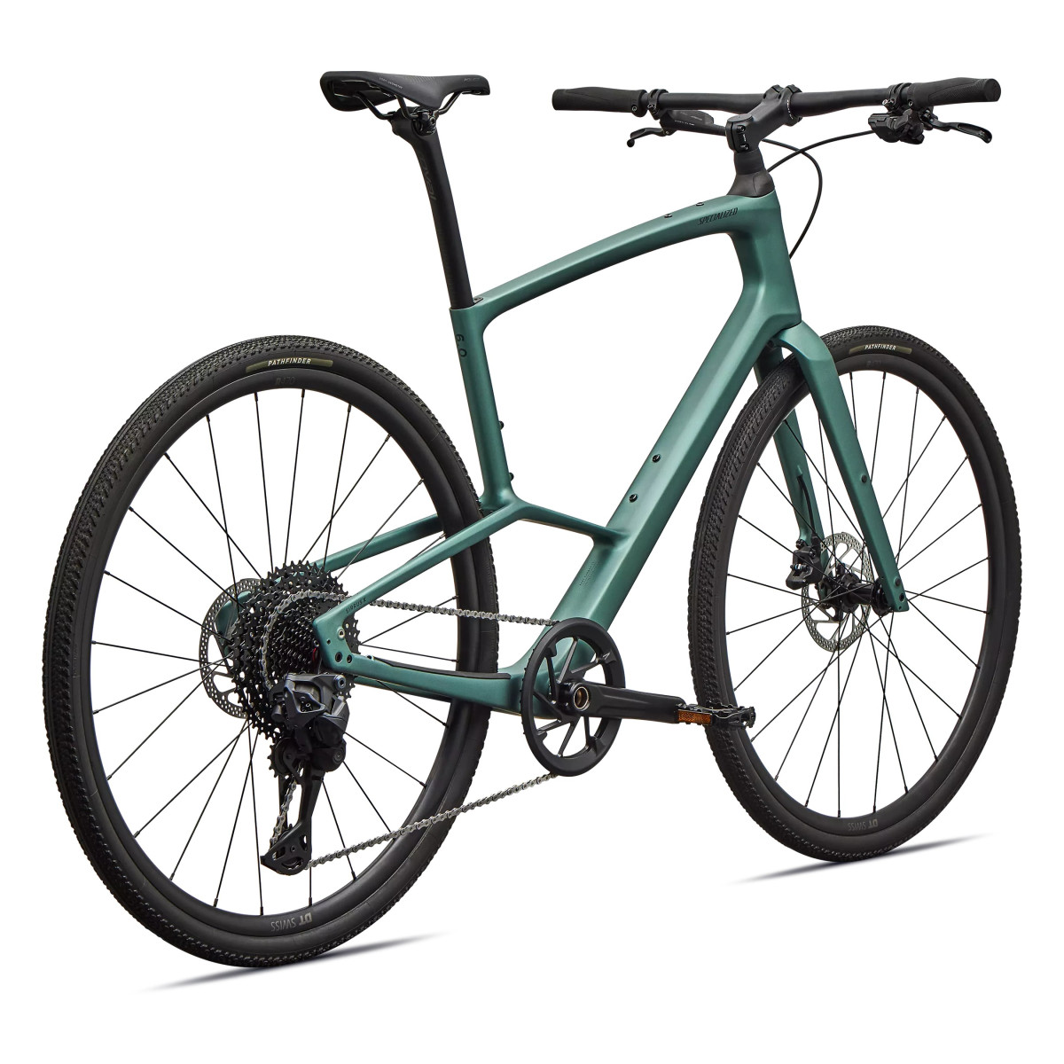 Specialized Sirrus X 6.0 hübriidjalgrattad | Gloss Fjord Metallic - Emerald Metallic Frost