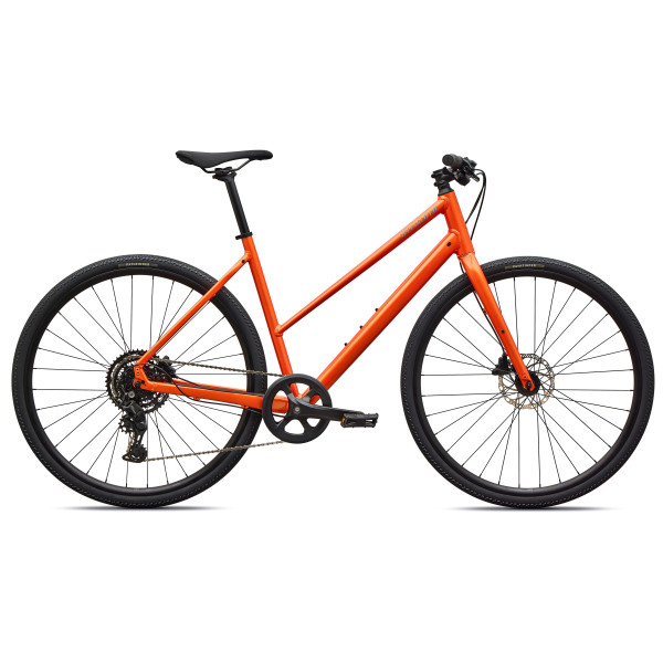 Specialized Sirrus X 2.0 Step-Through hübriidjalgrattad | Gloss Tangerine