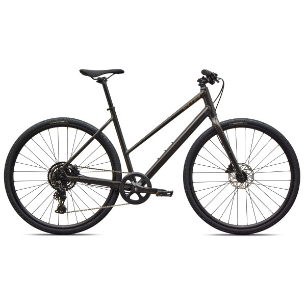 Specialized Sirrus X 2.0 Step-Through hübriidjalgrattad | Gloss Metallic Obsidian
