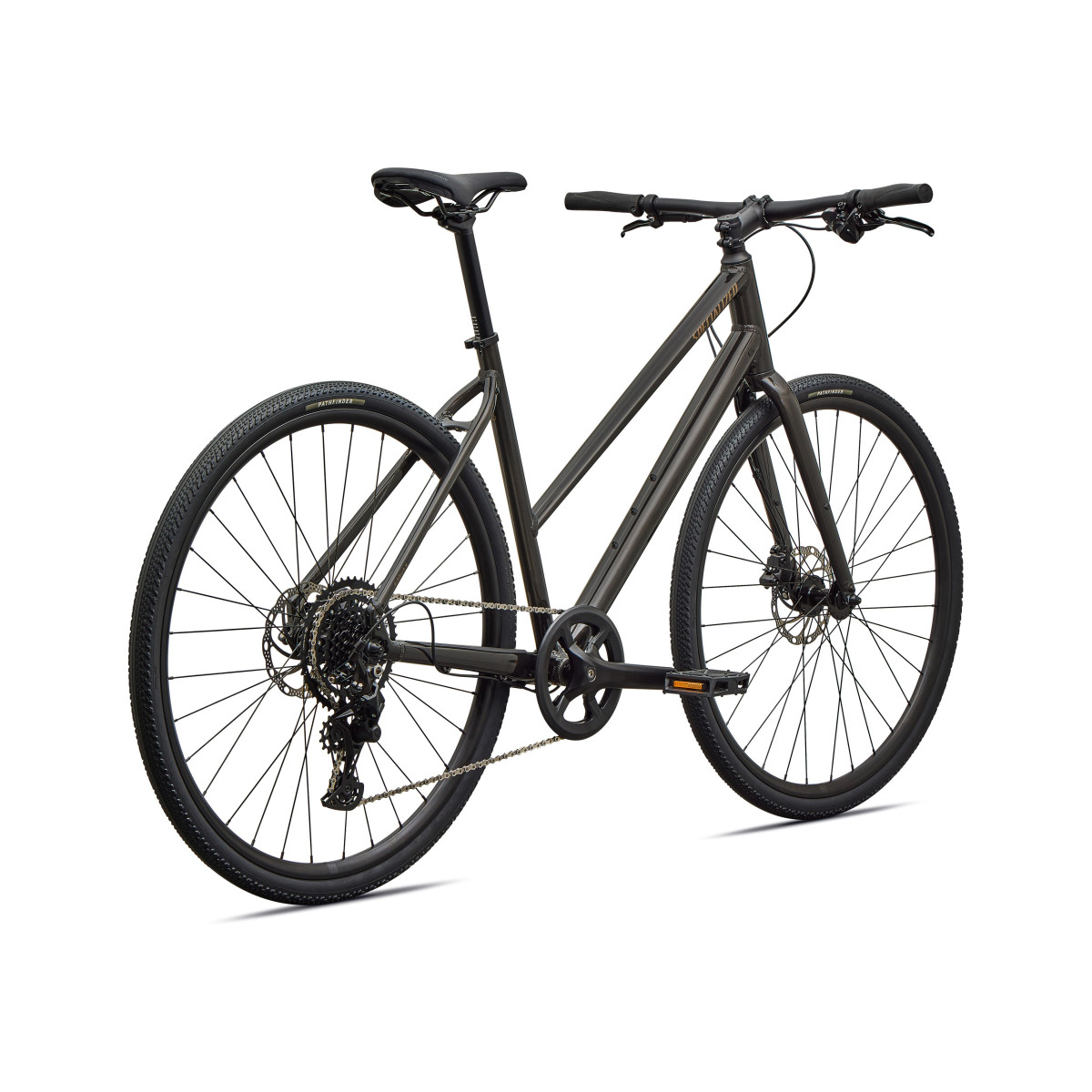 Specialized Sirrus X 2.0 Step-Through hübriidjalgrattad | Gloss Metallic Obsidian