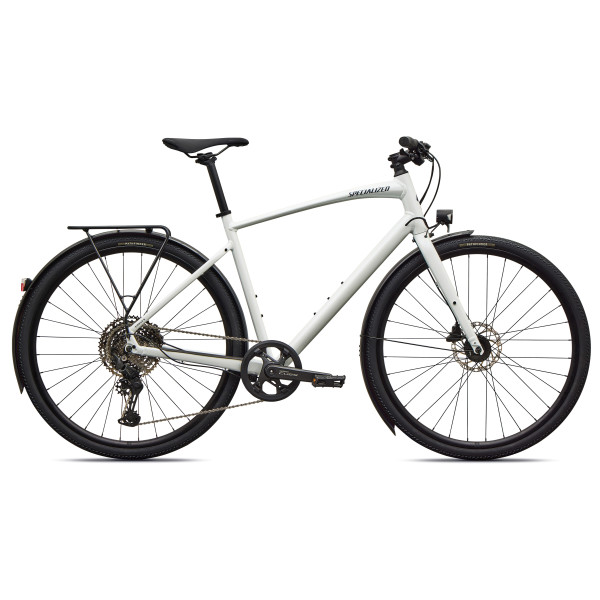 Specialized Sirrus X 3.0 EQ hübriidjalgrattad | Gloss Metallic White Silver