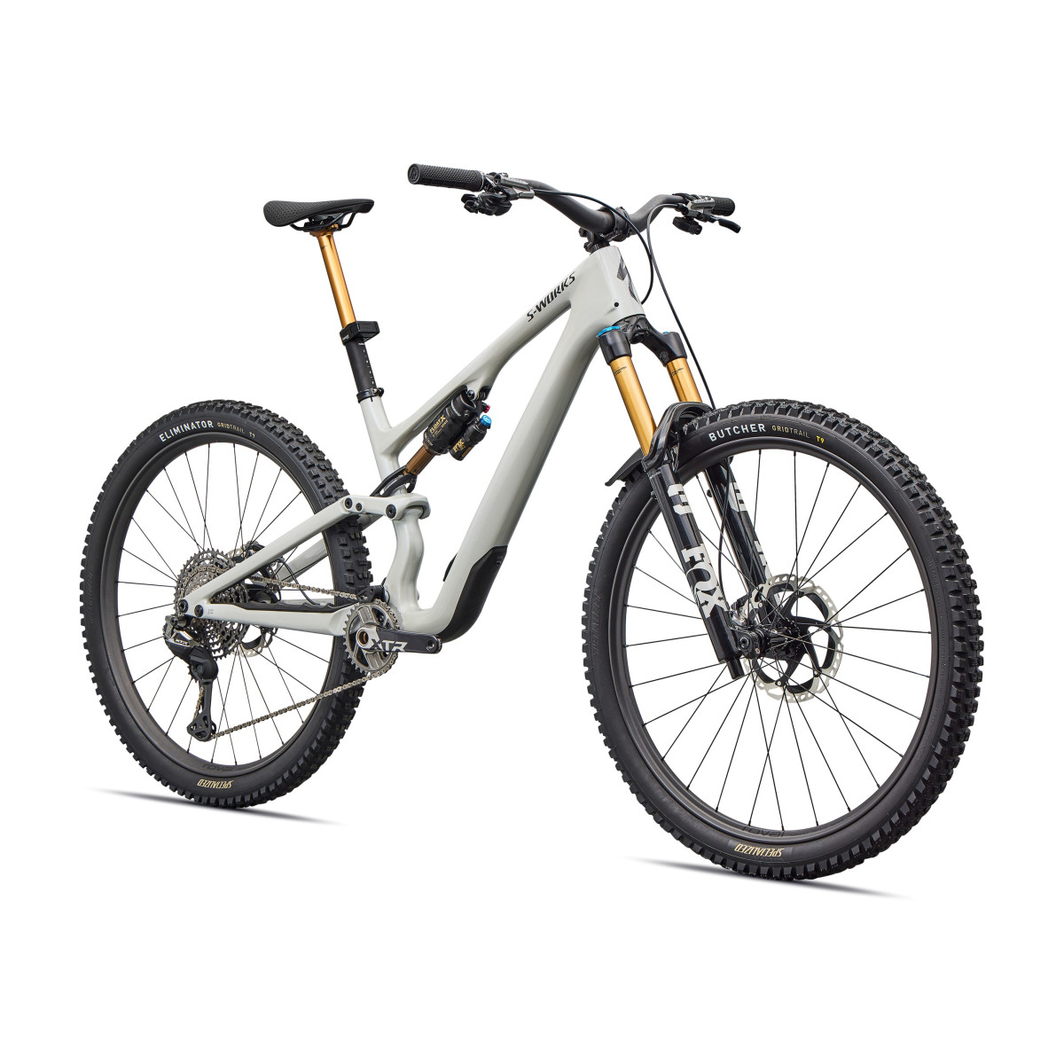 S-Works Stumpjumper 15 EVO Di2 maastikuratas | 27.5"/29" | Gloss Dolomite Metallic - Smoked Liquid Metal