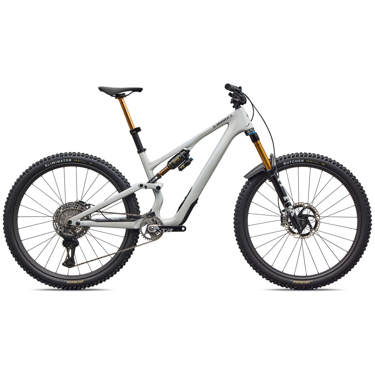 S-Works Stumpjumper 15 EVO Di2 maastikuratas | 27.5"/29" | Gloss Dolomite Metallic - Smoked Liquid Metal