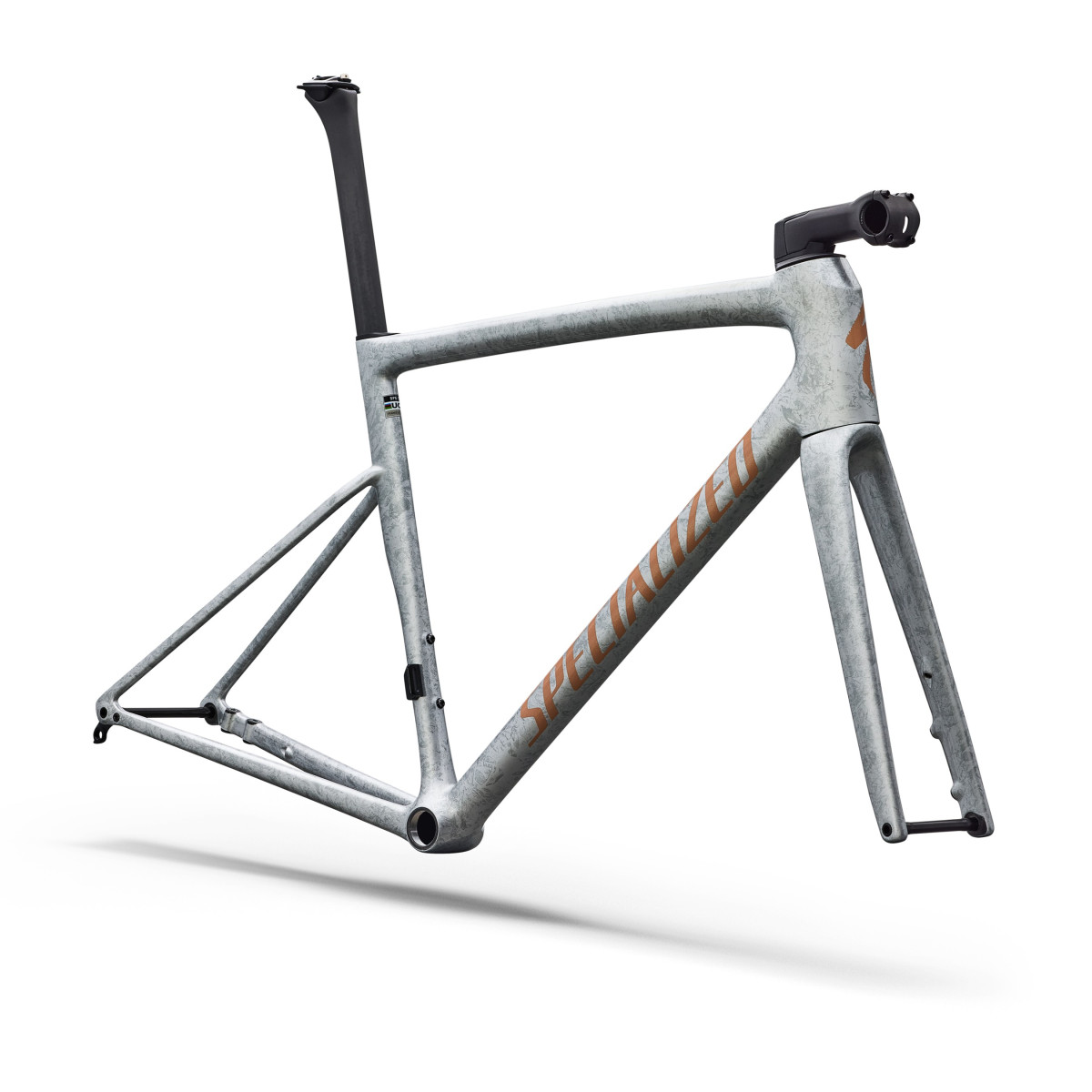 Specialized Tarmac SL8 Frameset | Gloss Silver Dust Shadow Silver Dry Impasto
