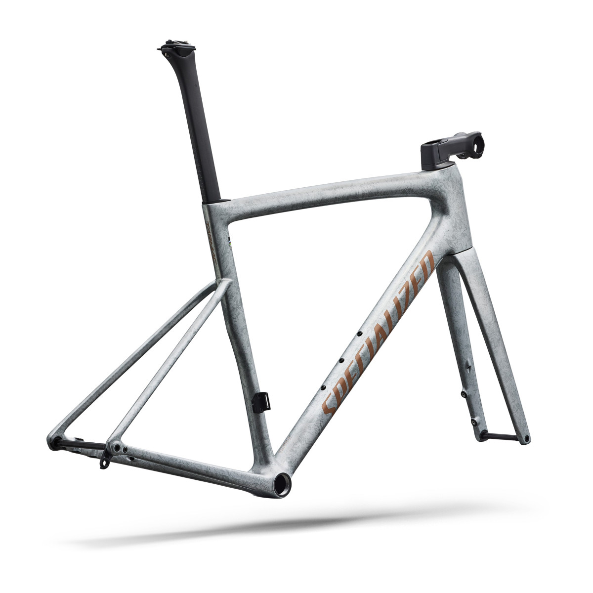 Specialized Tarmac SL8 Frameset | Gloss Silver Dust Shadow Silver Dry Impasto