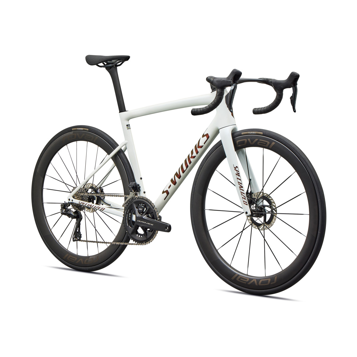 S-Works Tarmac SL8 maanteeratas | Shimano Dura-Ace Di2 | Gloss Metallic White Silver - Pearl