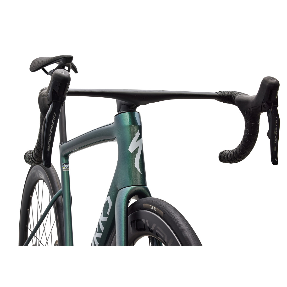 S-Works Tarmac SL8 maanteeratas | Shimano Dura-Ace Di2 | Gloss Premium Fjord Metallic - White Metallic Silver