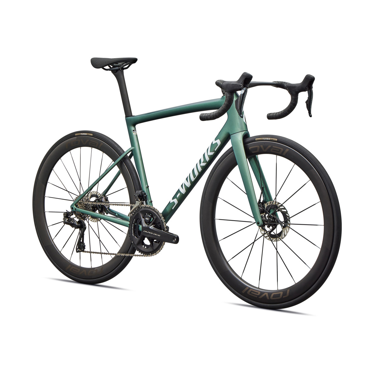 S-Works Tarmac SL8 maanteeratas | Shimano Dura-Ace Di2 | Gloss Premium Fjord Metallic - White Metallic Silver