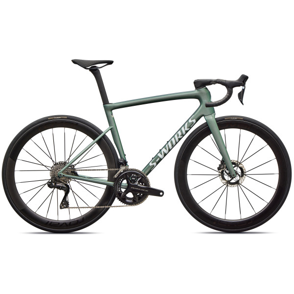 S-Works Tarmac SL8 maanteeratas | Shimano Dura-Ace Di2 | Gloss Premium Fjord Metallic - White Metallic Silver