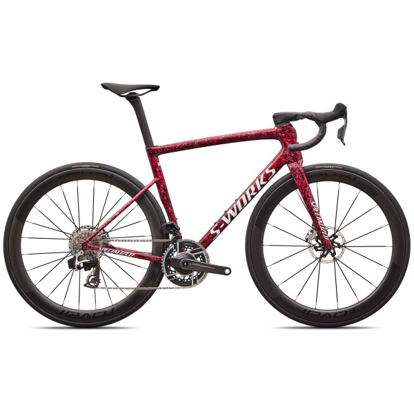 S-Works Tarmac SL8 šosejas velosipēds | SRAM Red AXS | Gloss Redsky White Impasto S-Works Tarmac SL8 šosejas velosipēds | SRAM Red AXS | Gloss Redsky White Impasto