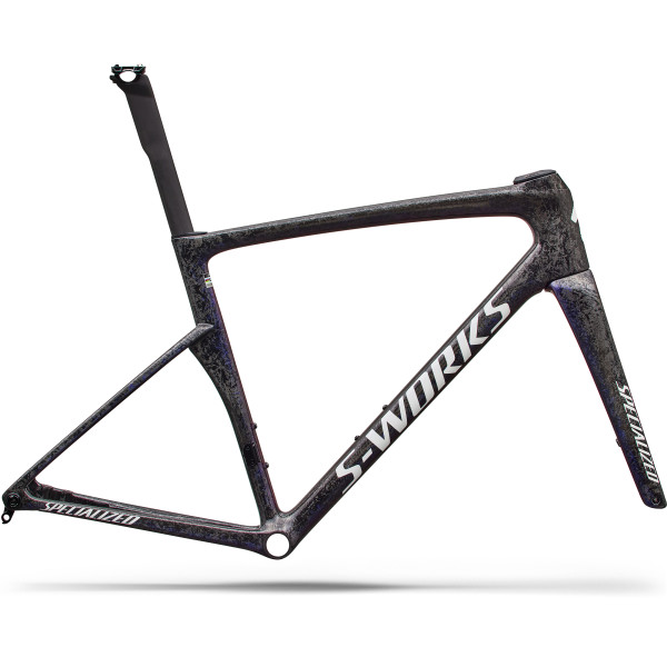 S-Works Tarmac SL9 raamikomplekt | Gloss Carbon - Red To Blue Pearl - White