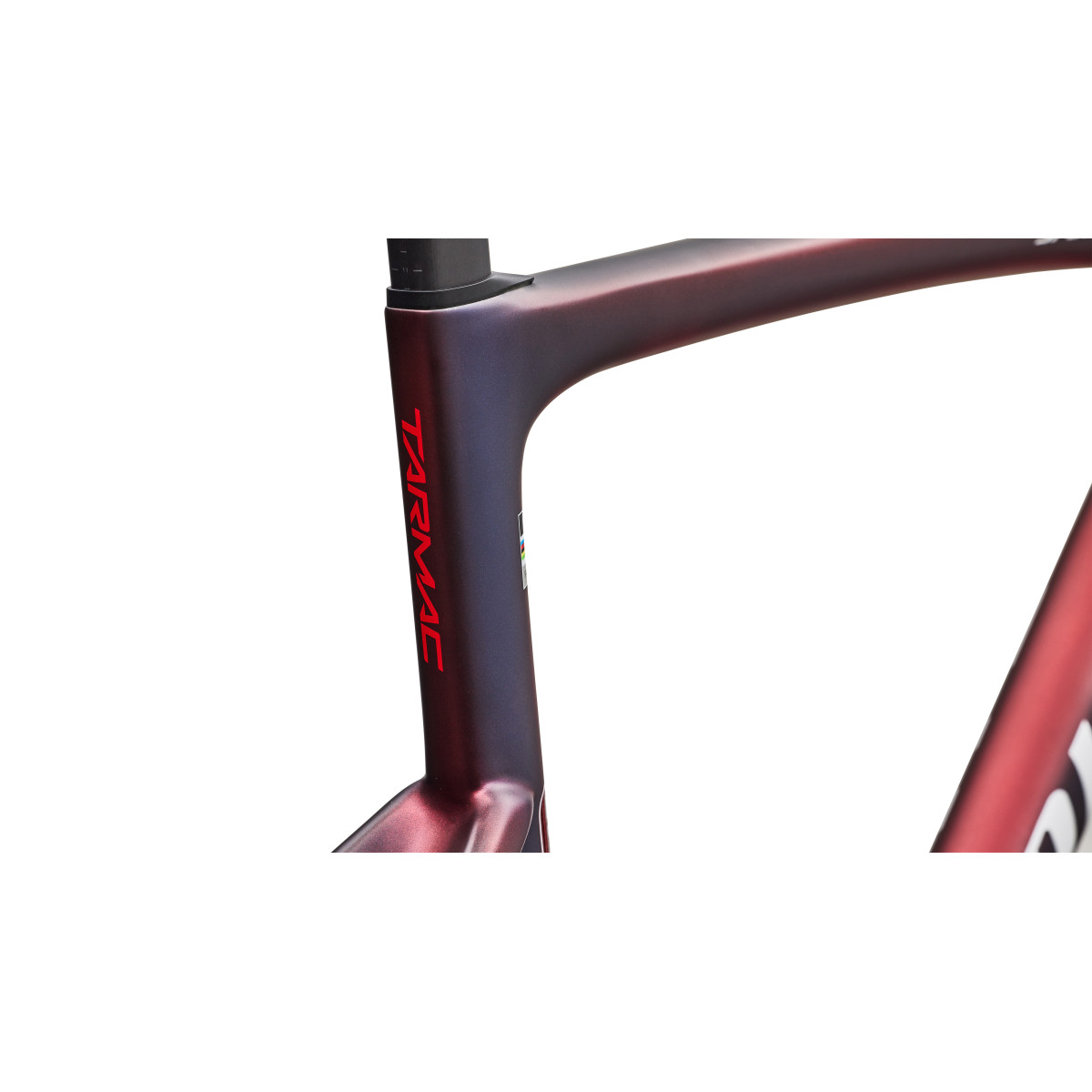 S-Works Tarmac SL9 raamikomplekt | FDJ United - SUEZ | Gloss Red Tint - Blue Tint - Red Pearl
