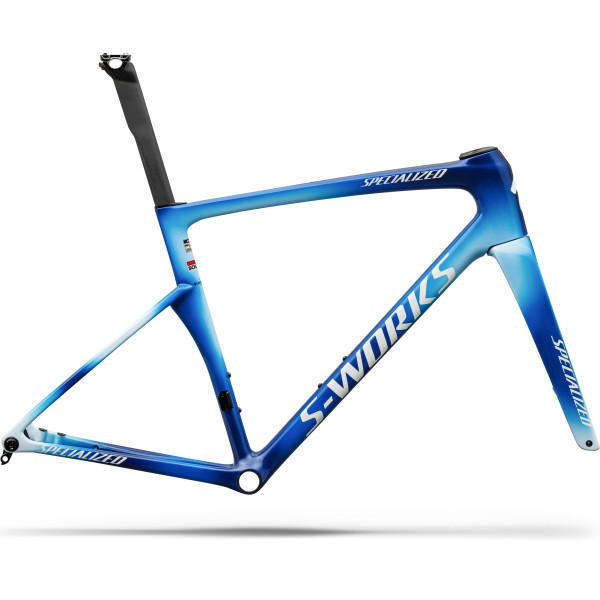 S-Works Tarmac SL9 raamikomplekt | Soudal Quick-Step | Gloss Blue Onyx - Cobalt - Morning Mist